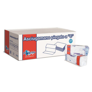 Asciugamano piegato a C