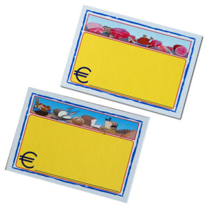 Segnaprezzi plastificati